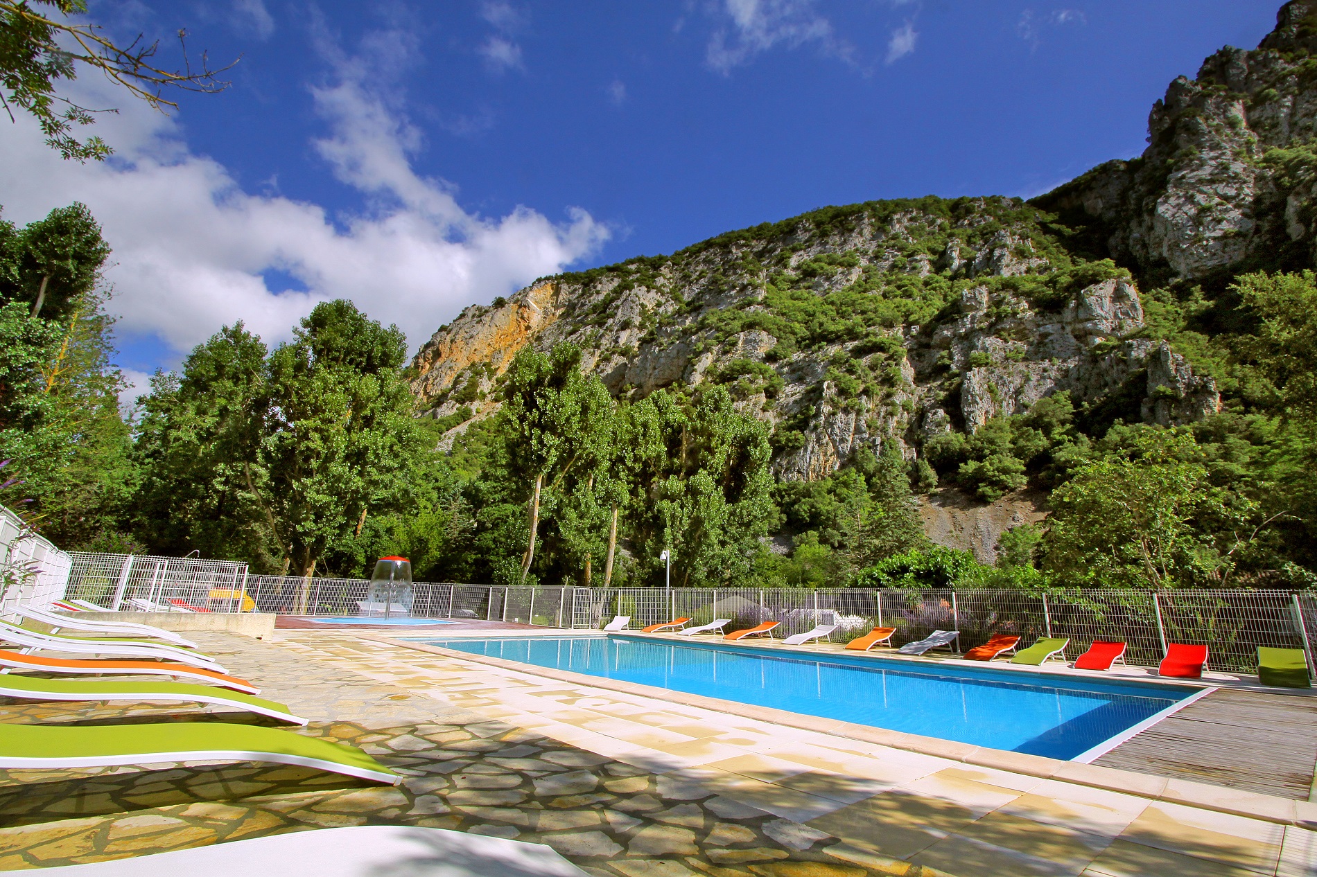 piscine camping moulin du pont aliès dans pays catalan